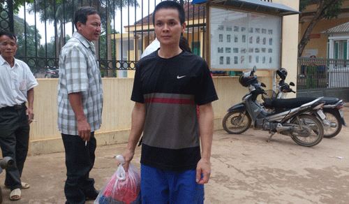 Anh Nguyễn Công Thức được cho phép tại ngoại từ 9h sáng 7/5. Ảnh: TNO