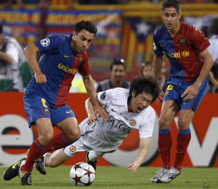Park Ji Sung đã là cầu thủ châu Á đầu tiên đá trận chung kết Champions League