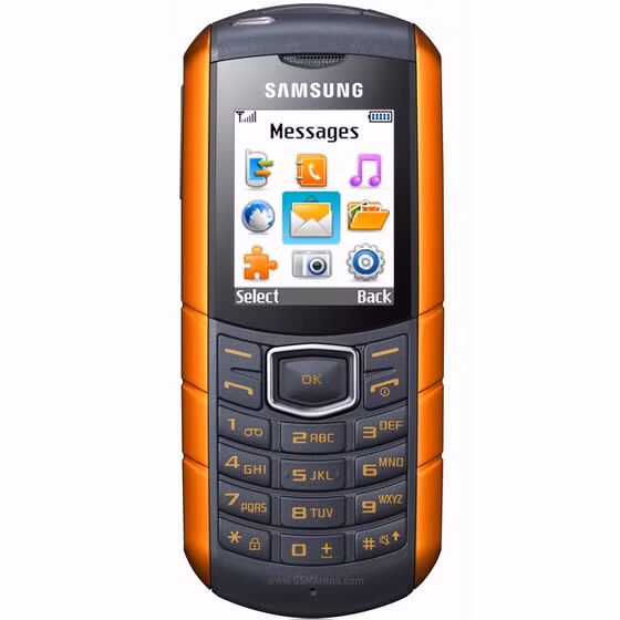 Samsung E2370 Xcover (2,8 triệu đông): Khiến người sử dụng phải ngạc nhiên khi cho phép đàm thoại liên tục trong 22 giờ và khả năng chờ (stand by) lên đến 67 ngày. Samsung E2370 Xcover (2,8 triệu đông): Khiến người sử dụng phải ngạc nhiên khi cho phép đàm thoại liên tục trong 22 giờ và khả năng chờ (stand by) lên đến 67 ngày.