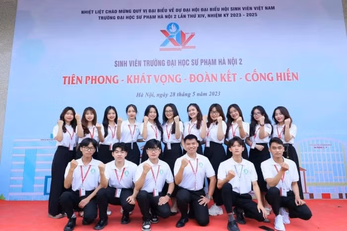 Sinh viên Trường Đại học Sư phạm Hà Nội 2. Ảnh: Website nhà trường