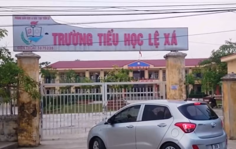 Trường tiểu học Lệ Xá, huyện Tiên Lữ, tỉnh Hưng Yên (ảnh Chí Nhân)