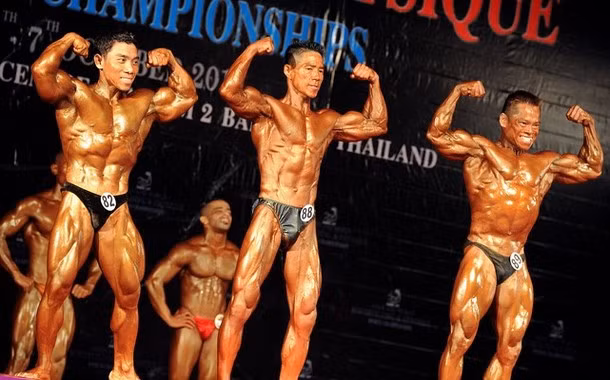 Ngắm cơ bắp cuồn cuộn của Phạm Văn Mách và các đối thủ ảnh 1