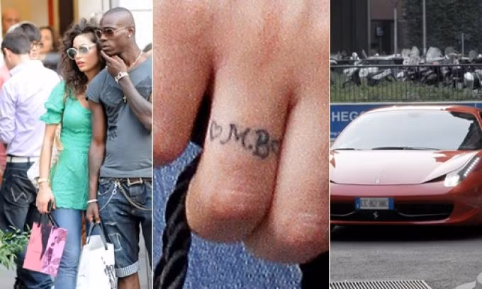 'Ngựa chứng' Balotelli tháp tùng bồ cũ Ronaldo đi mua sắm ảnh 1