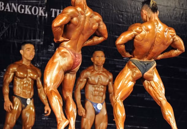 Ngắm cơ bắp cuồn cuộn của Phạm Văn Mách và các đối thủ ảnh 2