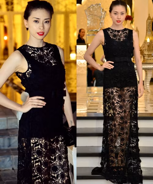 Update xu hương váy ren cực nhanh khi liên tục diện váy ren trong các sự kiện. Váy ren mang lại vẻ đẹp sang trọng, tinh tế mà không kém phần gợi cảm