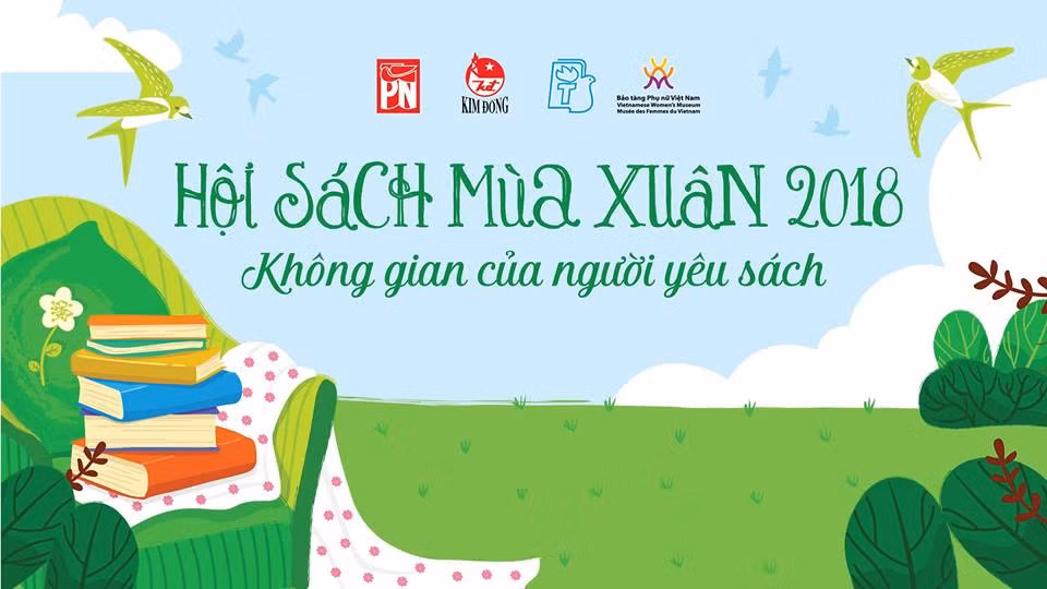 Hội sách Mùa xuân 2018 mang đến nhiều trải nghiệm cho những người yêu sách. Nguồn ảnh: Facebook sự kiện Hội sách Mùa xuân 2018.