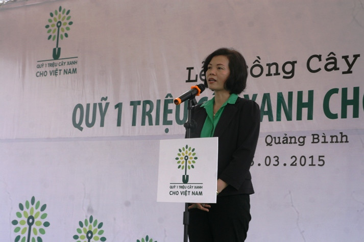 Đại diện Vinamilk bà Bùi Thị Hương, Giám Đốc Điều hành Công ty Cổ phần sữa Việt Nam-Vinamilk chia sẻ: "Chương trình Quỹ 1 triệu cây xanh cho Việt Nam với mong muốn được chung tay cùng với cộng đồng xã hội cải thiện môi trường sống xung quanh, cho chính chúng ta và thế hệ tương lai". Theo bà Hương, việc Vinamilk cùng Quỹ 1 triệu cây xanh trồng cây tại khu mộ cố Đại tướng Võ Nguyên Giáp thay lời tri ân của thế hệ trẻ với công lao to lớn của cố Đại tướng với sự nghiệp đấu tranh bảo vệ tổ quốc.