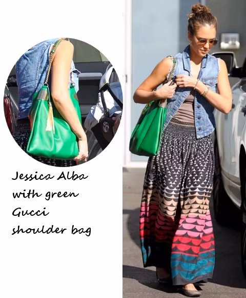 Jessica dặc biệt thích mặc váy maxi, và áo khoác bò ngắn rất hợp với bộ váy này. Jessica dặc biệt thích mặc váy maxi, và áo khoác bò ngắn rất hợp với bộ váy này.