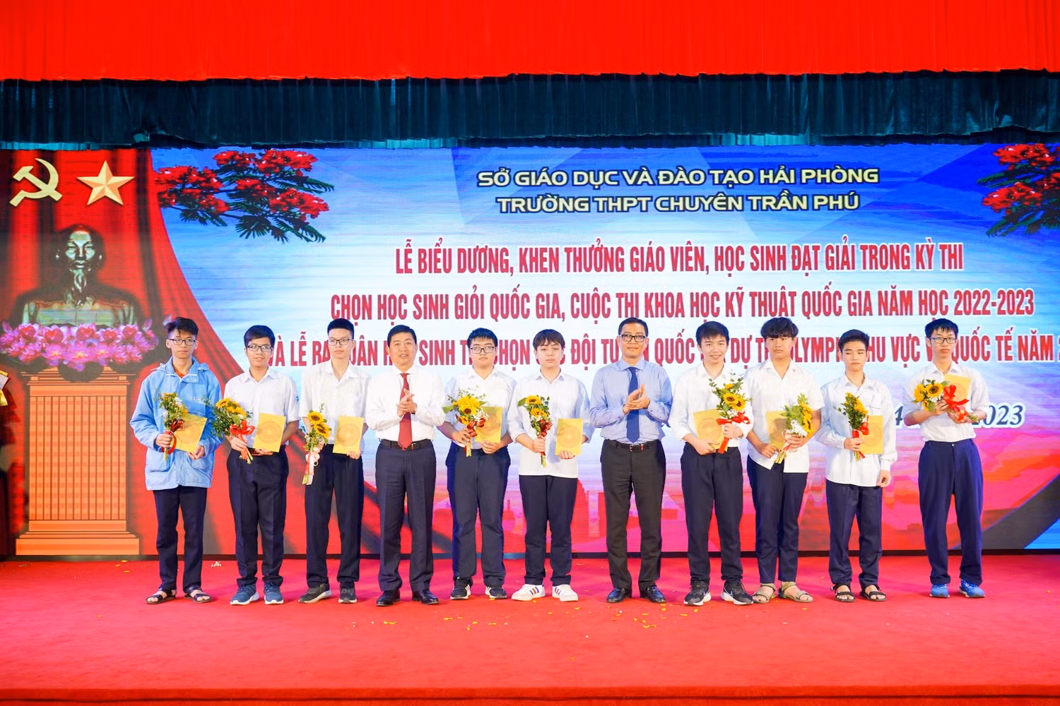 Hải Phòng cũng có 9 học sinh được chọn tham dự Kỳ thi chọn Đội tuyển quốc gia dự thi Olympic quốc tế và khu vực (Ảnh: CTV)