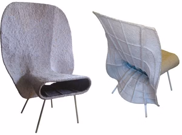 1. Daily Chair- ghế làm từ giấy vụn Nhà thiết kế người Israel, Tal Gur đã mang đến một không gian thật tuyệt vời bằng cách sử dụng giấy vụn để tạo ra một chiếc ghế ngồi vô cùng thoải mái này. Đã có nhiều nhà thiết kế cũng sử dụng chất liệu tương tự để sáng tạo đồ nội thất nhưng chiếc ghế của Tal Gur vẫn mang sự độc đáo riêng. 1. Daily Chair- ghế làm từ giấy vụn Nhà thiết kế người Israel, Tal Gur đã mang đến một không gian thật tuyệt vời bằng cách sử dụng giấy vụn để tạo ra một chiếc ghế ngồi vô cùng thoải mái này. Đã có nhiều nhà thiết kế cũng sử dụng chất liệu tương tự để sáng tạo đồ nội thất nhưng chiếc ghế của Tal Gur vẫn mang sự độc đáo riêng.