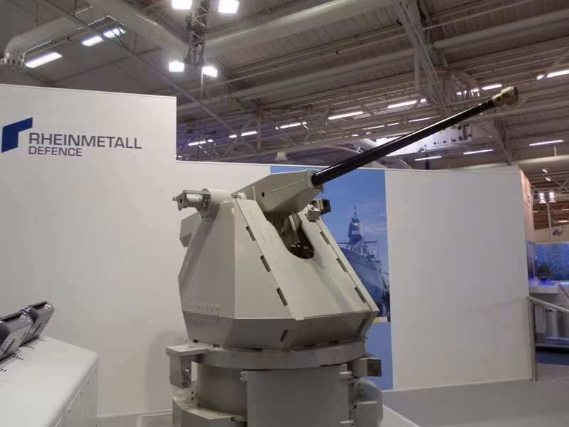 Một pháo hạm của RHEINMETALL.