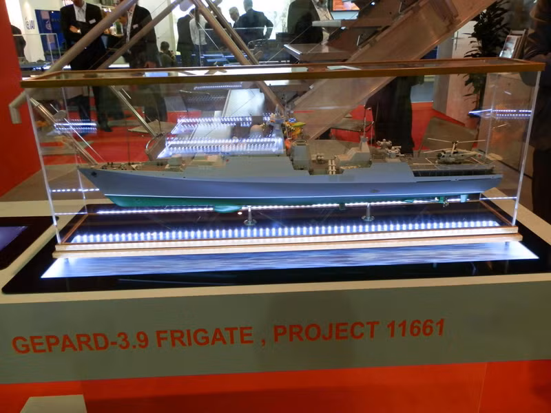 Khu trục hạm Gepard 3.9 pr 11661 của Nga.