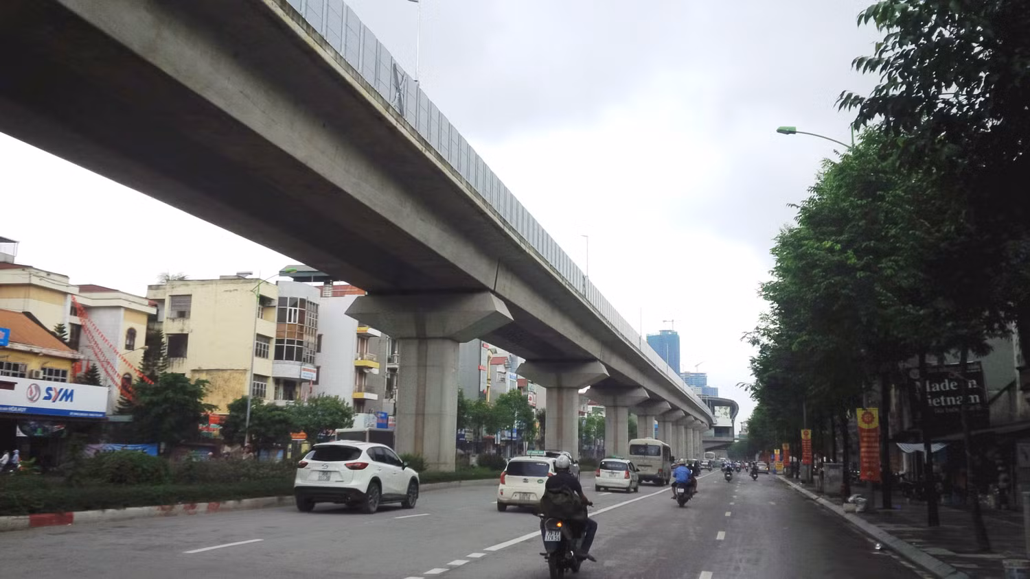 Dự án đường sắt đô thị Cát Linh - Hà Đông liên tục "vỡ" kế hoạch vì thiếu vốn. Ảnh: Vũ Phương.