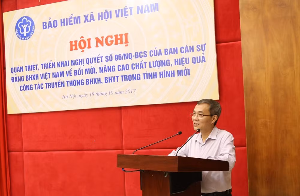 Ông Phạm Lương Sơn - Phó Tổng Giám đốc Bảo hiểm xã hội Việt Nam cho rằng, toàn ngành cần phát huy vai trò tích cực, chủ động, tập trung trí tuệ và sức mạnh tổng hợp nâng cao chất lượng, hiệu quả truyền thông về chính sách, pháp luật Bảo hiểm xã hội, Bảo hiểm y tế. Ảnh: Bảo hiểm xã hội Việt Nam