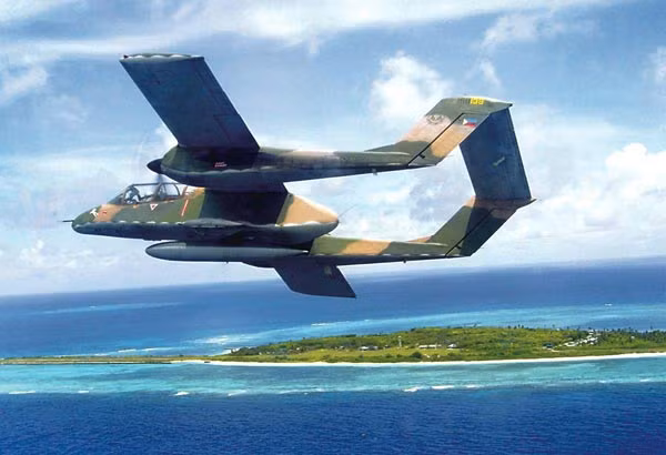 Máy bay trinh sát tấn công Bronco OV-10 của Philippines (hình minh họa)