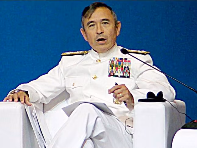Đô đốc Harry Harris, Tư lệnh Bộ Tư lệnh Thái Bình Dương Mỹ. Nguồn ảnh: Hãng tin CNA Đài Loan/Đa Chiều Đô đốc Harry Harris, Tư lệnh Bộ Tư lệnh Thái Bình Dương Mỹ. Nguồn ảnh: Hãng tin CNA Đài Loan/Đa Chiều