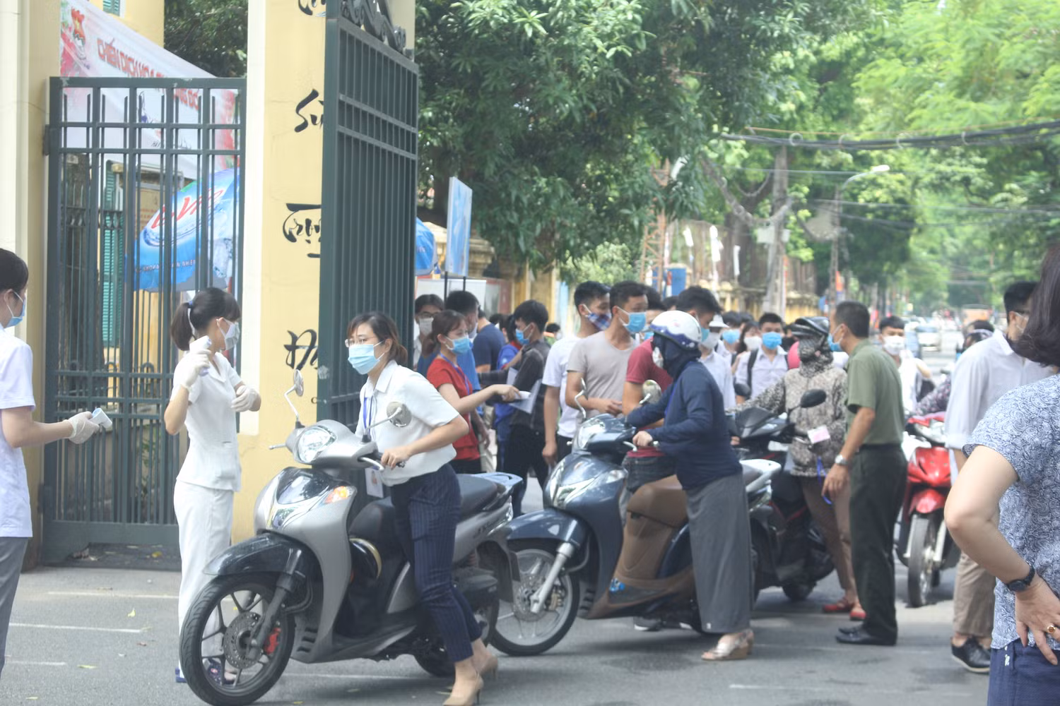 Công tác chuẩn bị cho ngày thi tốt nghiệp đã sẵn sàng (Ảnh:Khánh Vy)
