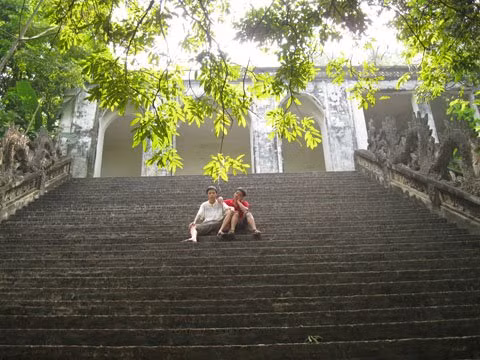 Lên chùa Long Vân