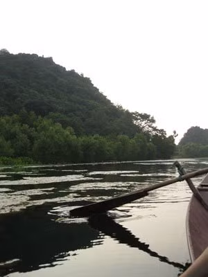 Suối Yến lặng yên khoả mái chèo