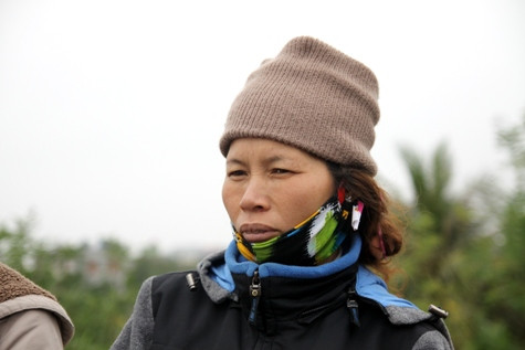 Bà Nguyễn Thị Thương - vợ ông Đoàn Văn Vươn. Bà Nguyễn Thị Thương - vợ ông Đoàn Văn Vươn.