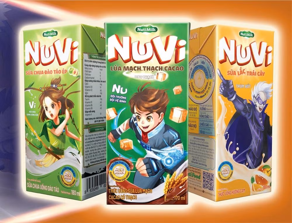 Các sản phẩm NuVi được tung ra thị trường Các sản phẩm NuVi được tung ra thị trường