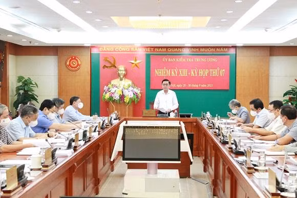 Từ ngày 28 đến ngày 30/9/2021, Ủy ban Kiểm tra Trung ương đã họp Kỳ thứ 07. (Ảnh: Ubkttw.vn)