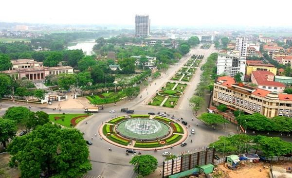 Khu trung tâm thành phố Thái Nguyên. (Nguồn: Báo Thái Nguyên)