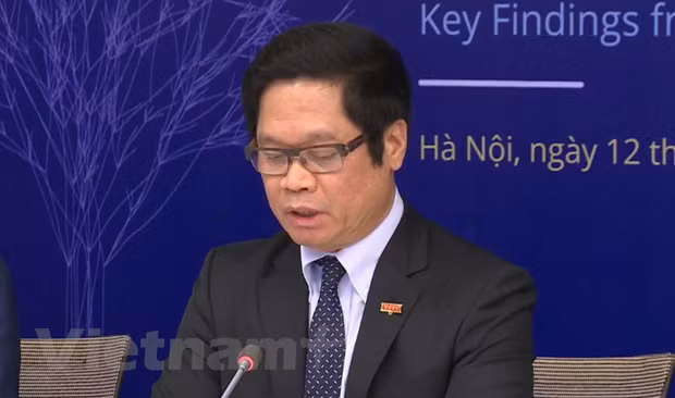 Ông Vũ Tiến Lộc, Chủ tịch Phòng Thương mại và Công nghiệp Việt Nam phát biểu. (Ảnh: Vietnam+) Ông Vũ Tiến Lộc, Chủ tịch Phòng Thương mại và Công nghiệp Việt Nam phát biểu. (Ảnh: Vietnam+)