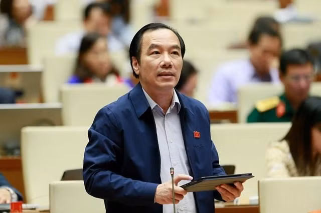 Đại biểu Quốc hội Ngô Sách Thực, Phó Chủ tịch Ủy ban Trung ương Mặt trận Tổ quốc Việt Nam.