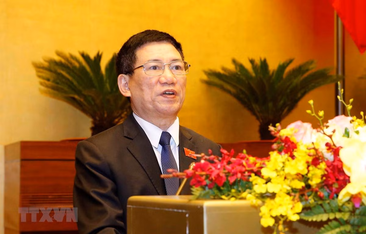 Tổng Kiểm toán Nhà nước Hồ Đức Phớc trình bày Báo cáo công tác nhiệm kỳ 2016-2021 của Kiểm toán Nhà nước. (Ảnh: Doãn Tấn/TTXVN) Tổng Kiểm toán Nhà nước Hồ Đức Phớc trình bày Báo cáo công tác nhiệm kỳ 2016-2021 của Kiểm toán Nhà nước. (Ảnh: Doãn Tấn/TTXVN)