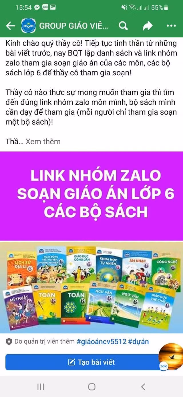 Ảnh chụp màn hình tổ chức dự án soạn kế hoạch bài dạy theo sách giáo khoa mới của các group Ảnh chụp màn hình tổ chức dự án soạn kế hoạch bài dạy theo sách giáo khoa mới của các group