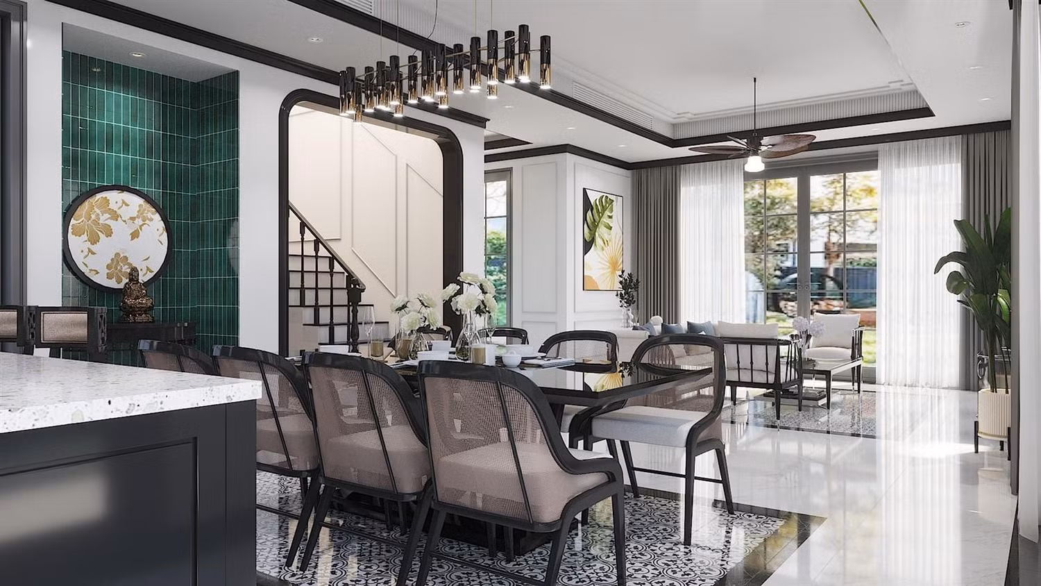 Biệt thự Sun Tropical Village mang phong cách kiến trúc Tropical – Indochine. (Ảnh mang tính minh hoạ) Biệt thự Sun Tropical Village mang phong cách kiến trúc Tropical – Indochine. (Ảnh mang tính minh hoạ)