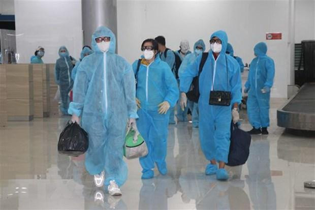 Chuyến bay miễn phí đầu tiên chở hơn 190 người Bình Định từ Thành phố Hồ Chí Minh về quê nhà. (Ảnh: Phạm Kha/TTXVN) Chuyến bay miễn phí đầu tiên chở hơn 190 người Bình Định từ Thành phố Hồ Chí Minh về quê nhà. (Ảnh: Phạm Kha/TTXVN)