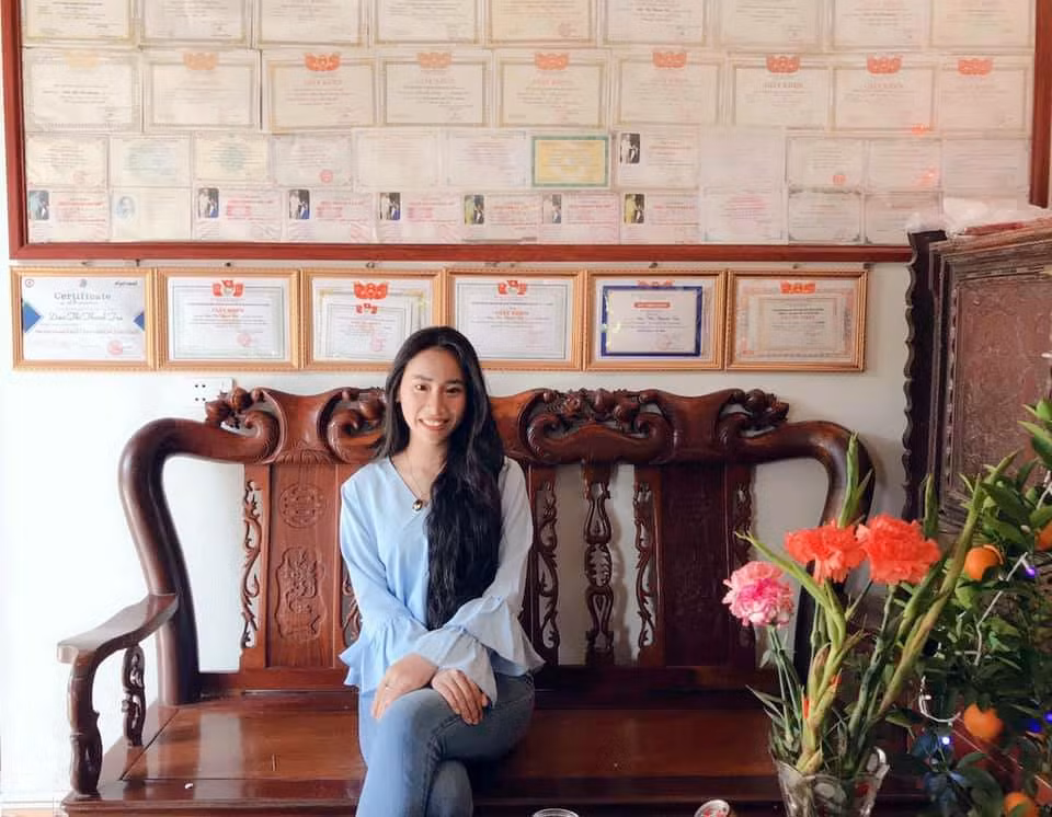 Nữ sinh Đào Thị Thanh Trà. (Ảnh: Nhân vật cung cấp)