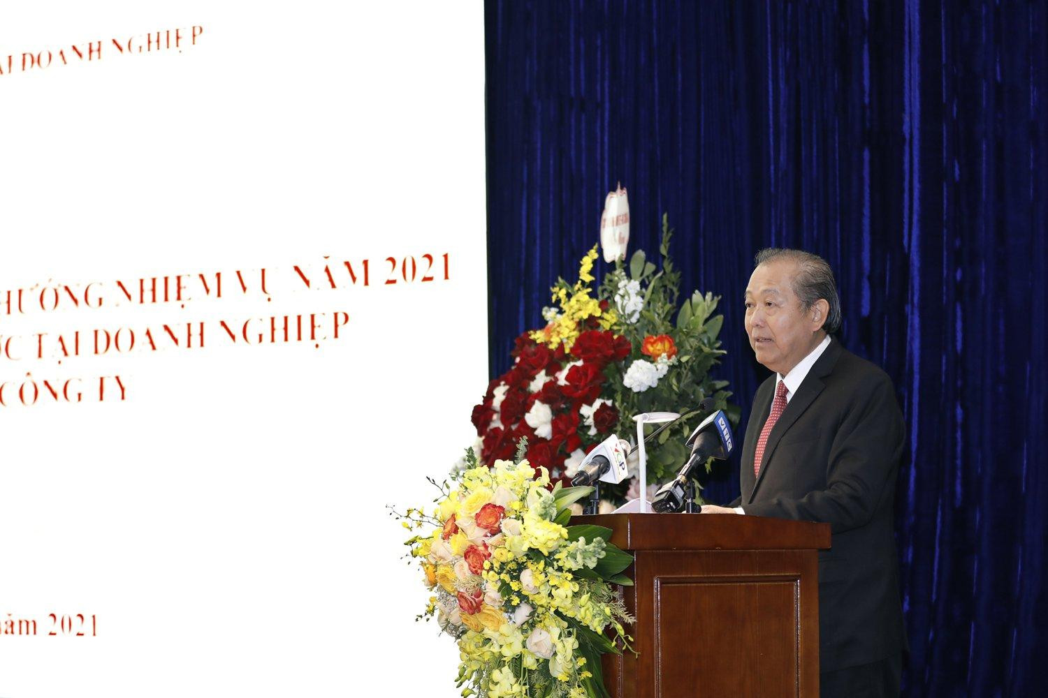 Phó Thủ tướng Thường trực Chính phủ Trương Hòa Bình phát biểu chỉ đạo hội nghị. (Ảnh: VGP/Lê Sơn). Phó Thủ tướng Thường trực Chính phủ Trương Hòa Bình phát biểu chỉ đạo hội nghị. (Ảnh: VGP/Lê Sơn).