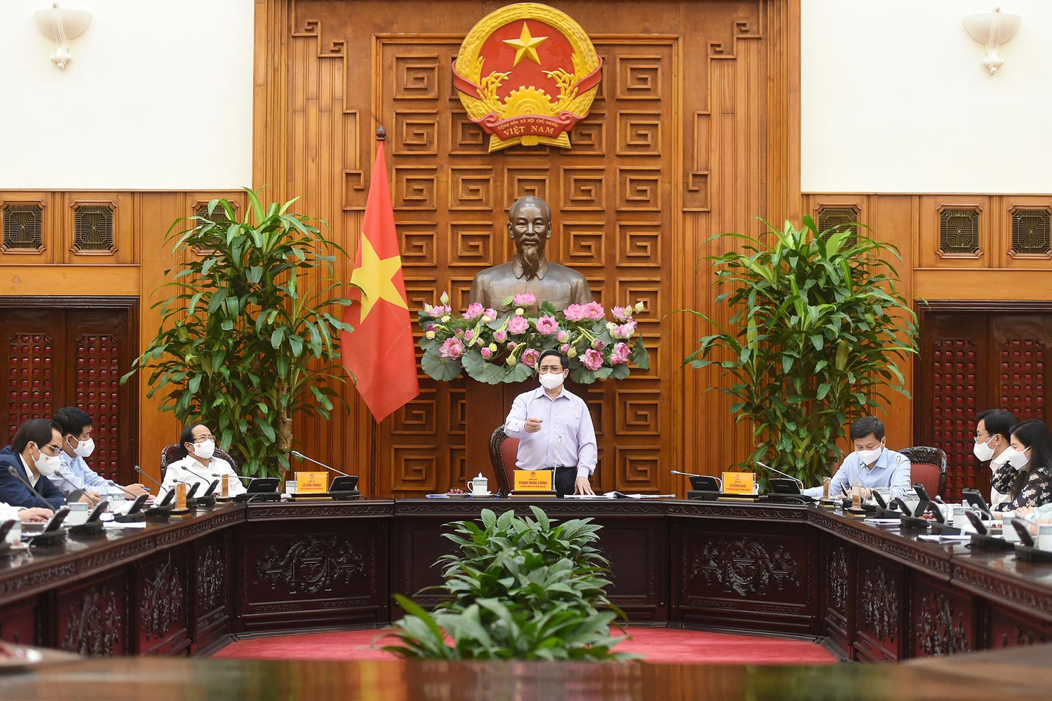 Thủ tướng Phạm Minh Chính nhấn mạnh tinh thần giải quyết khó khăn cho địa phương, người dân và doanh nghiệp là: Không nói không, không nói khó và không nói có mà không làm. Ảnh: VGP Thủ tướng Phạm Minh Chính nhấn mạnh tinh thần giải quyết khó khăn cho địa phương, người dân và doanh nghiệp là: Không nói không, không nói khó và không nói có mà không làm. Ảnh: VGP