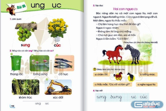 Phụ huynh cho rằng đây là bài học nhưng lại dạy học sinh cách nói dối, trốn việc. Ảnh: Tùng Dương
