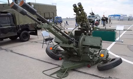 Pháo phòng không ZU-23 hiện đại hóa.