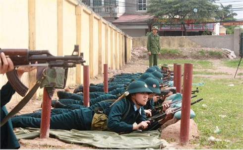 Mục tiêu bia số 4 - nằm chuẩn bị bắn