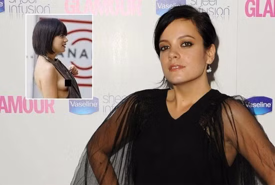 Chiếc váy hờ hững của Lily Allen chẳng hề che được bộ ngực một chút nào Chiếc váy hờ hững của Lily Allen chẳng hề che được bộ ngực một chút nào