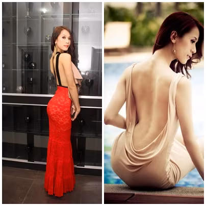 Thái Hà và tấm lưng trần gợi cảm "chết người"