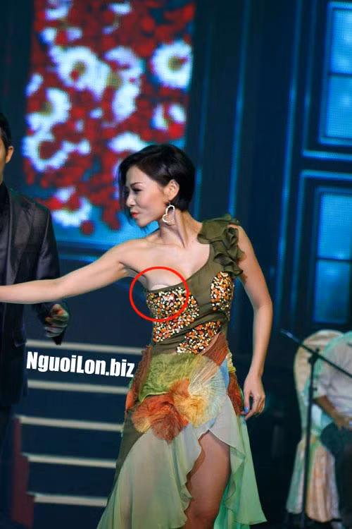 Thu Minh và một trong những pha 'lộ hàng'