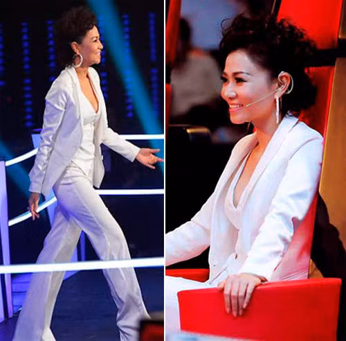 Các người đẹp thường mix over-white rất ấn tượng