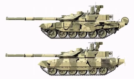 Thiết kế của xe tăng T-90MS phiên bản nâng cấp so với T-90 Thiết kế của xe tăng T-90MS phiên bản nâng cấp so với T-90