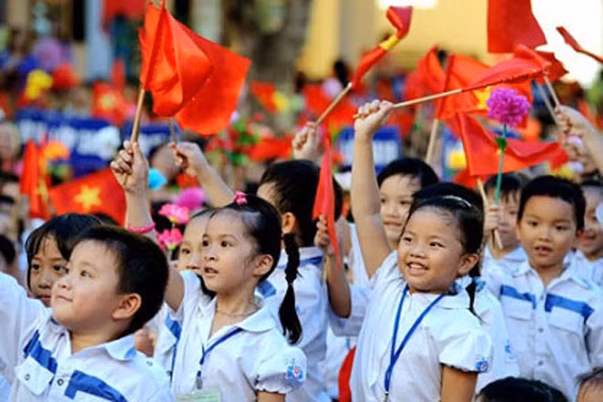 Năm học mới đã bắt đầu (Ảnh: TTXVN).