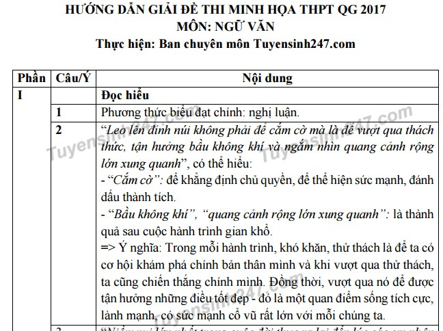 Học trò nên viết đoạn văn nghị luận 2017 như thế nào? ảnh 2