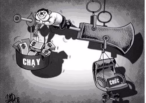 Biểu hiện suy thoái chất lượng cán bộ (Ảnh: vietnamnet.vn).