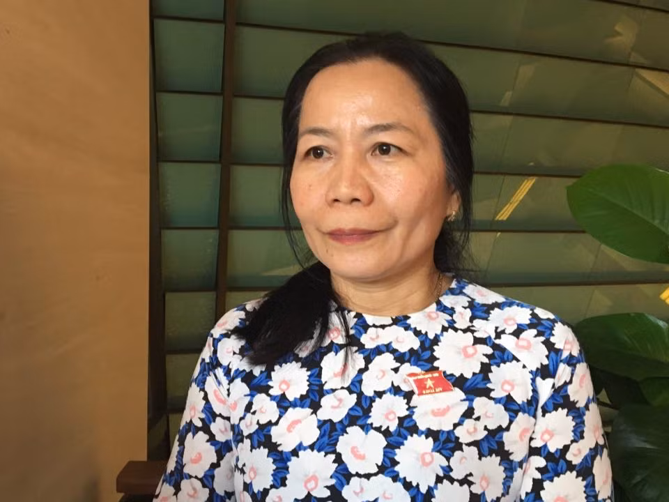 Đại biểu Tăng Thị Ngọc Mai. Ảnh: Huyền Nguyễn