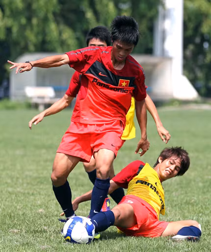 U.23 Việt Nam tiếp tục ‘rèn’ công. Ảnh: Quang Minh