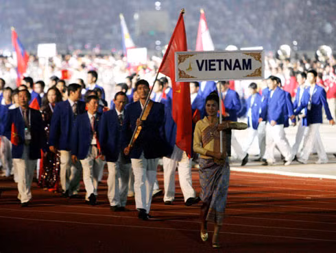 Đồng phục của đoàn TTVN tại các kỳ SEA Games trước đây. Đồng phục của đoàn TTVN tại các kỳ SEA Games trước đây.